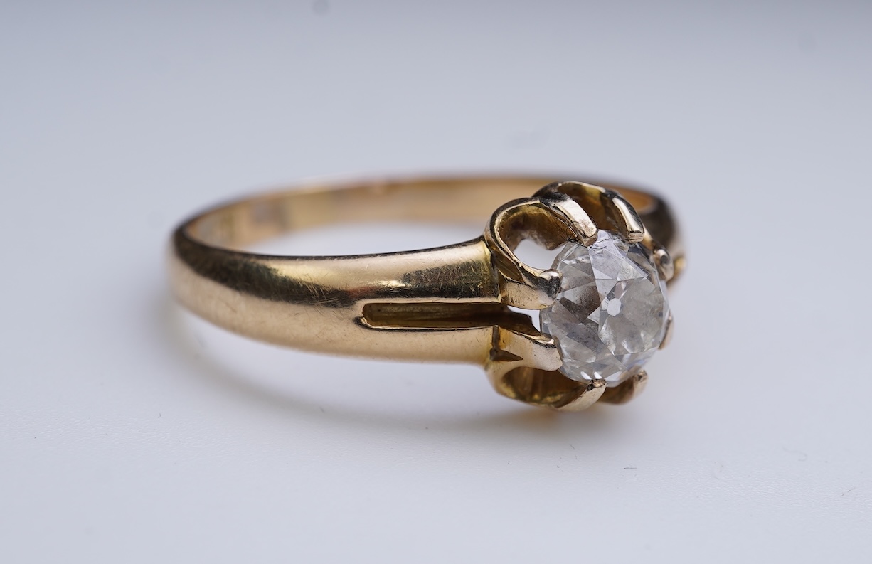 A diamond ring, circa 1911